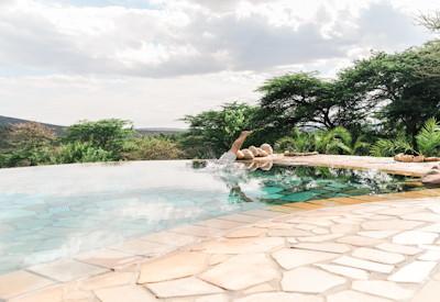 Infinity swimming pool for those summer days