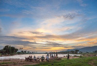 Sunset over the Samburu and Ewaso Ngiro