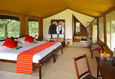 Classic tented safari camp