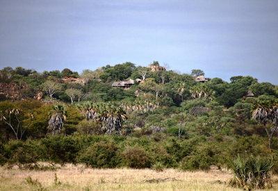 Safari lodge on top of a Kopje