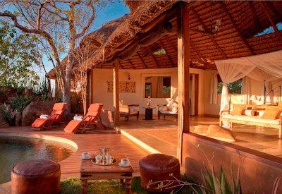 Magnificent suites and plunge pools