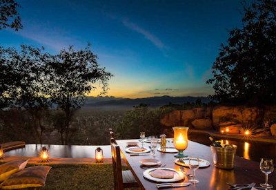 Private and romantic dining options