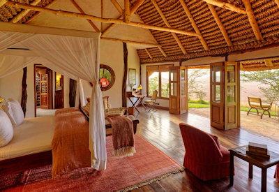 Kifaru offers guests classic safari suites