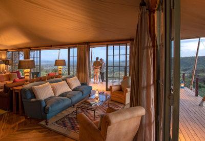 Main lounge and viewing deck