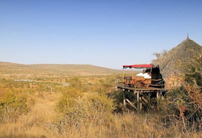 Private thatched safari suites