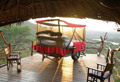 A star bed on wheels