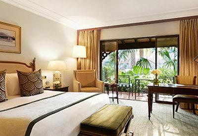 A standard and luxurious Fairmont room