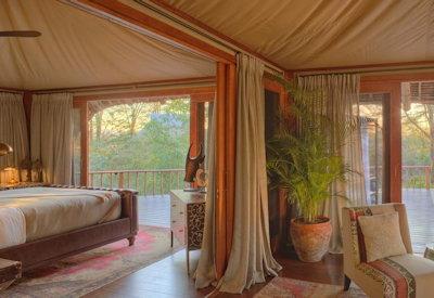 Luxury Tent safari en-suite bedrooms