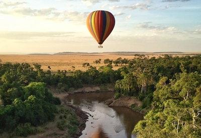 Those famed hot air ballooning safaris