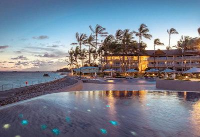 Swimming pools on the oceans edge