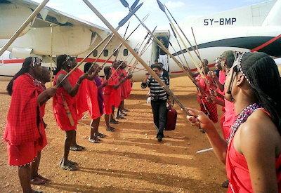 Arriving in the Maasai Mara