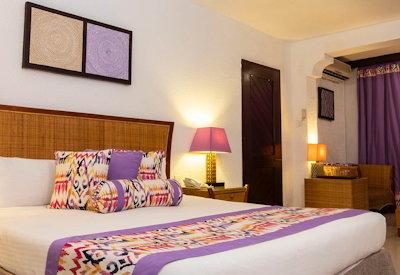 Large king-sized bedrooms