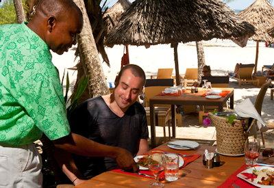 Meals served up on the beach