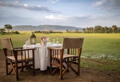 Views out over the Mara plains