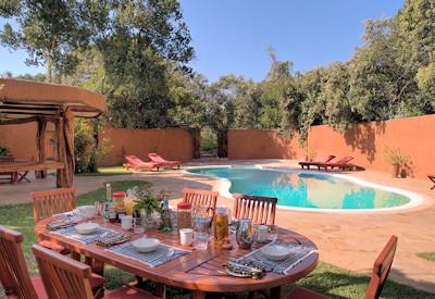 Private and intimate swimming pool