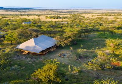 Expedition Camp and Masai Mara plains