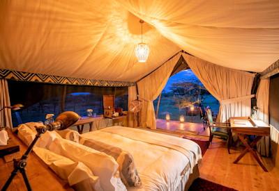 Large and luxuious tented suites