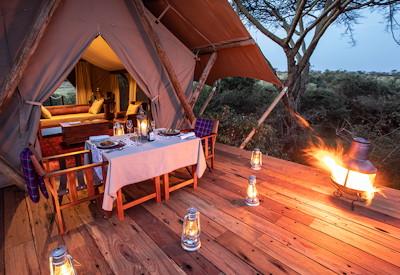 Nyika offers guests private dining