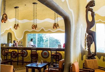 Bar and restaurant area