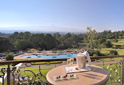 Views out and onto Mount Kenya