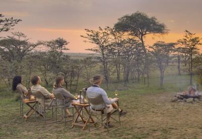 Sundowners over the Masai Mara