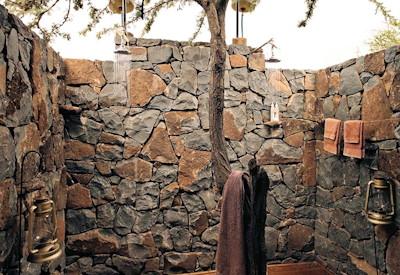Beautiful outdoor shower option