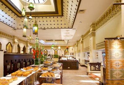 Main dining area for breakfast buffet