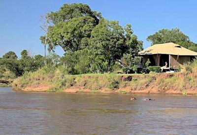 Ngare Camp On The Mara River
