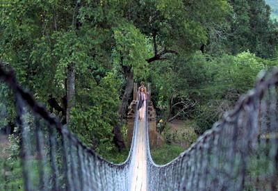 Ngare famous rope bridge