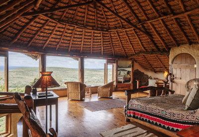 Luxurious thatched safari suites