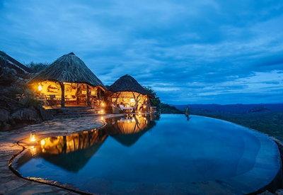A stunning rim flow pool