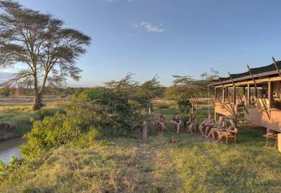 Camp on the Ewaso Ngiro River