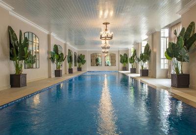 Private and intimate heated pool