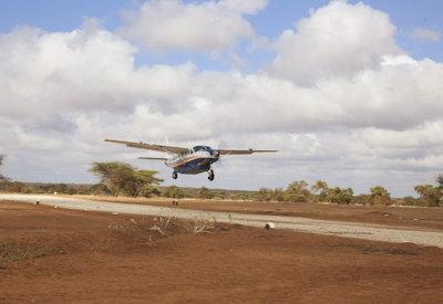 Arriving in the Amboseli National Park