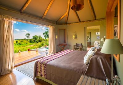 Luxurious tented suites