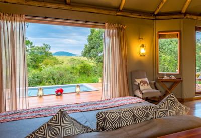 Camp offers private plunge pools