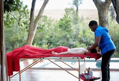 Spa and wellness at camp
