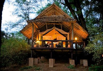 Thatched Meru-styled suites