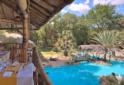 A beautiful swimming pool at Sarova