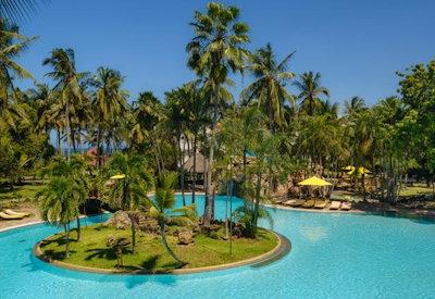 Family-friendly swimming pool