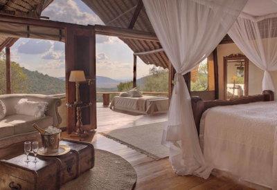 Large luxurious bedrooms