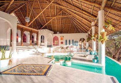 The stunning central guest area