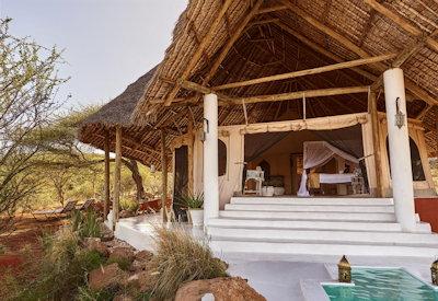 Thatched and canvas safari suite