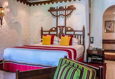 Luxuriously appointed bedrooms