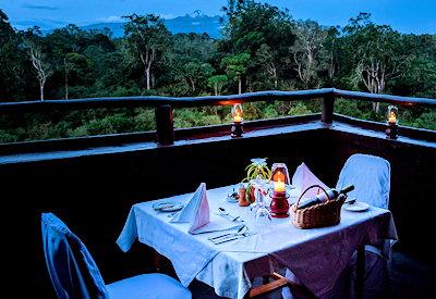 Private dining with Mount Kenya