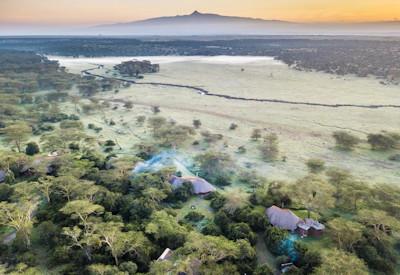 Solio offers stunning views of Mount Kenya
