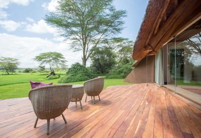 Private wooden viewing decks