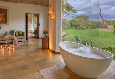 Private bathroom with bathtub