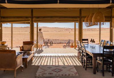 Main dining area and lounge area
