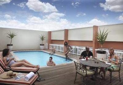 Rooftop swimming pool